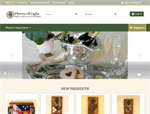 Tablet Screenshot of piecesofeightgifts.com